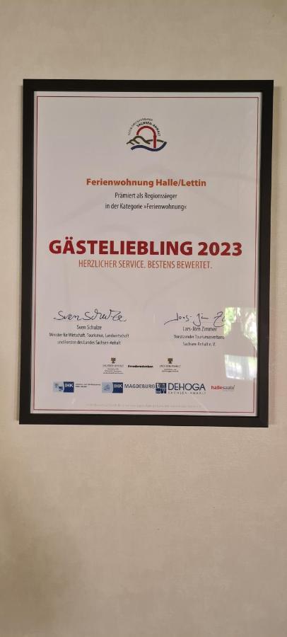 Ferienwohnung Halle/Lettin Halle  ภายนอก รูปภาพ